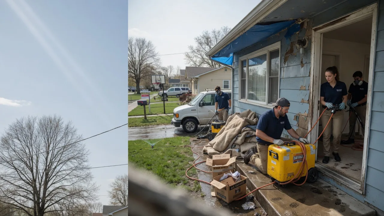 Basement Flood Cleanup in Cissna Park, IL near me